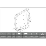 BRAKE LINING SET SCANIA 203X235 STD